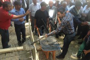 CEMEVİ TEMEL ATMA TÖRENİ KEMALİYE KAYMAKAMI MEHMET ÖZTÜRK